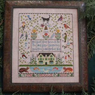 Moggie Manor cross stitch pattern from The Blue Flower BF-MOG