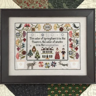 The Color of Winter cross stitch pattern from The Blue Flower BF-TCW