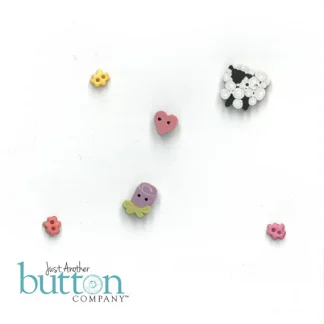 10346 Spring Notes button pack from Just Another Button Company