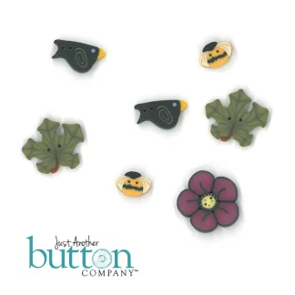 9941 Pumpkin Harvest button pack from Just Another Button Company