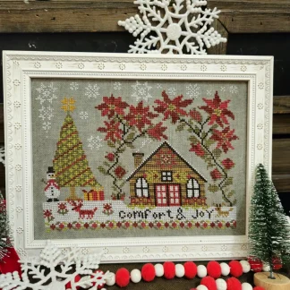 Comfort & Joy cross stitch pattern from Quaint Rose Needlearts QRN-COM