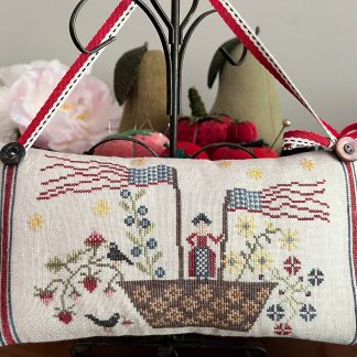 Oh Faithful Flags cross stitch pattern from Running With Needles & Scissors RWNS-0824