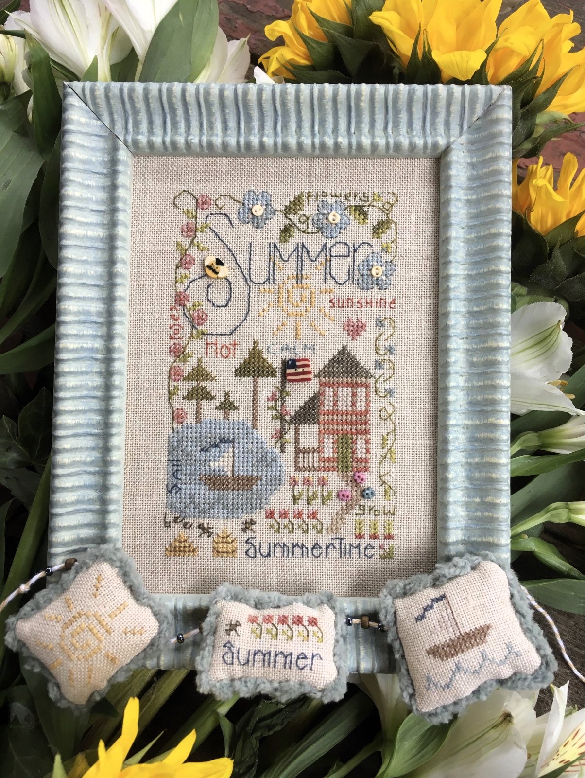 Summer Notes cross stitch pattern from Shepherd's Bush SB-SUM