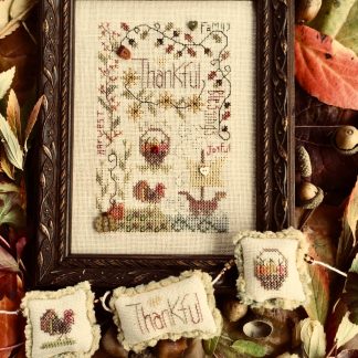 Thankful Notes cross stitch pattern from Shepherd's Bush SB-THA
