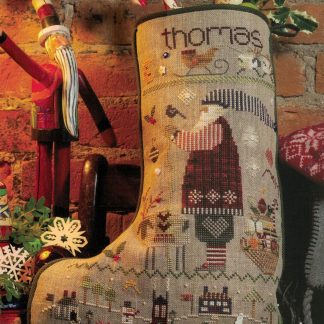 Thomas's Stocking cross stitch pattern from Shepherd's Bush SB-THO