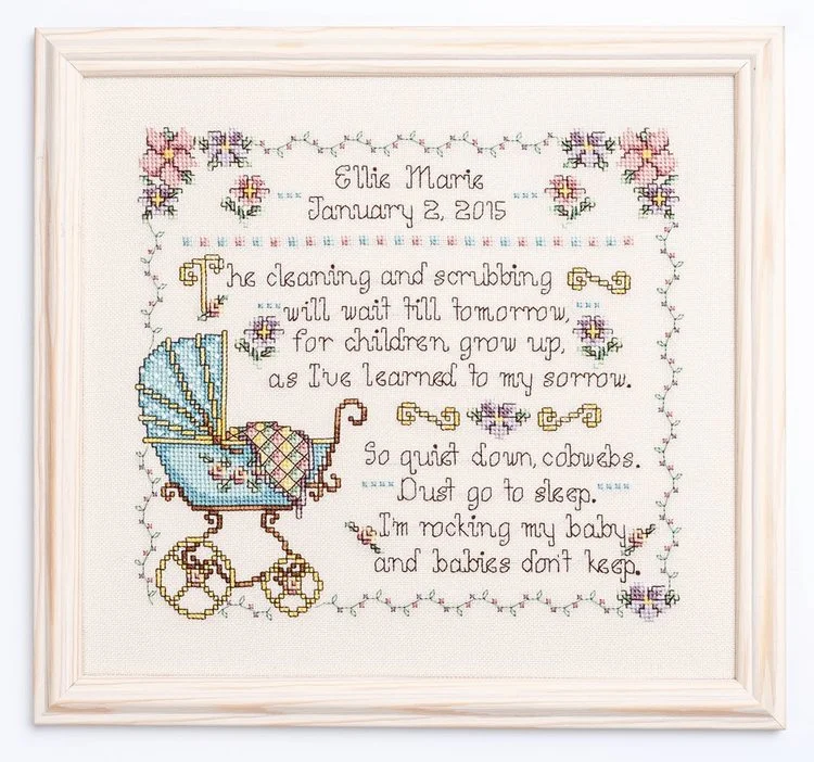 Babies Don't Keep cross stitch pattern from Shannon Christine Designs SCD-BAB