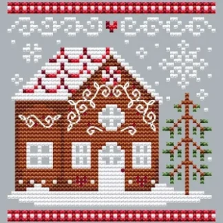 Gingerbread House 1 cross stitch pattern from Shannon Christine Designs SCD-GB1