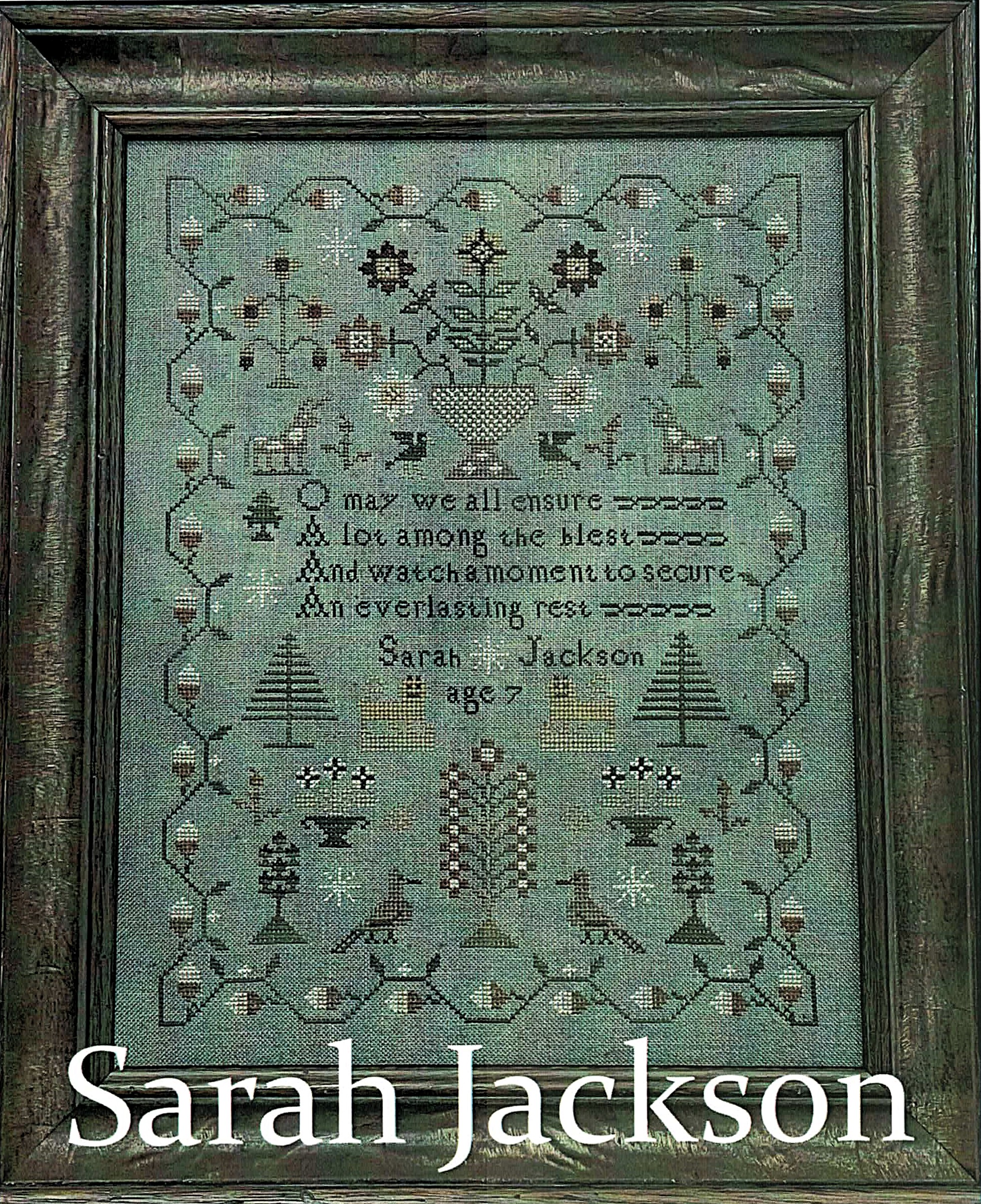 Sarah Jackson cross stitch pattern from The Scarlett House SCH-SAR