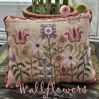 Wallflowers cross stitch pattern from The Scarlett House SCH-WAL