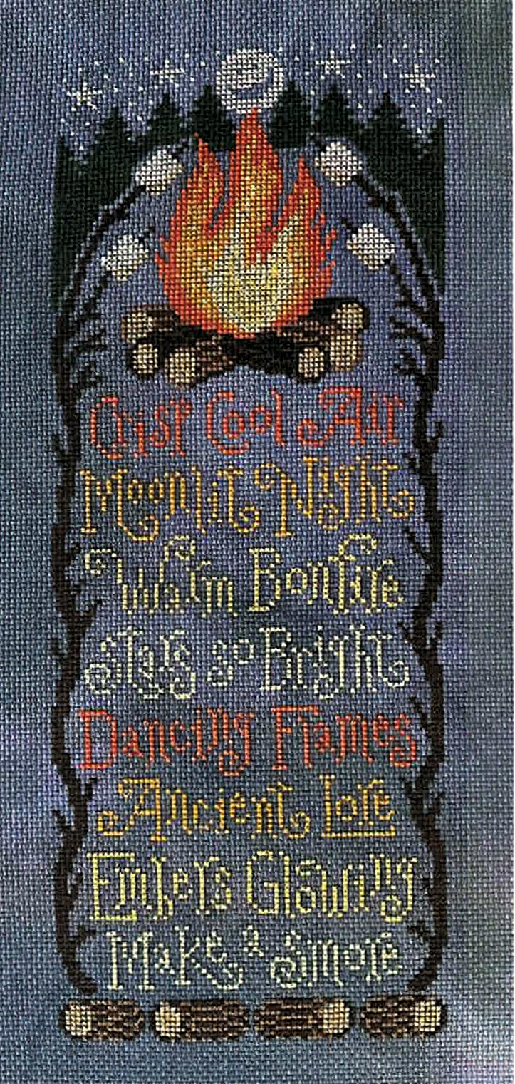 Camper Sampler cross stitch pattern from Silver Creek Samplers SCS-CAM