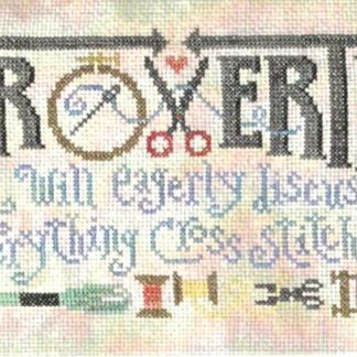 Introverted cross stitch pattern from Silver Creek Samplers SCS-TMY