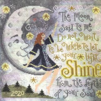 Moonshine cross stitch pattern from Silver Creek Samplers SCS-MOO