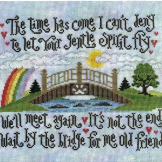 Rainbow Crossing cross stitch pattern from Silver Creek Samplers SCS-RAI