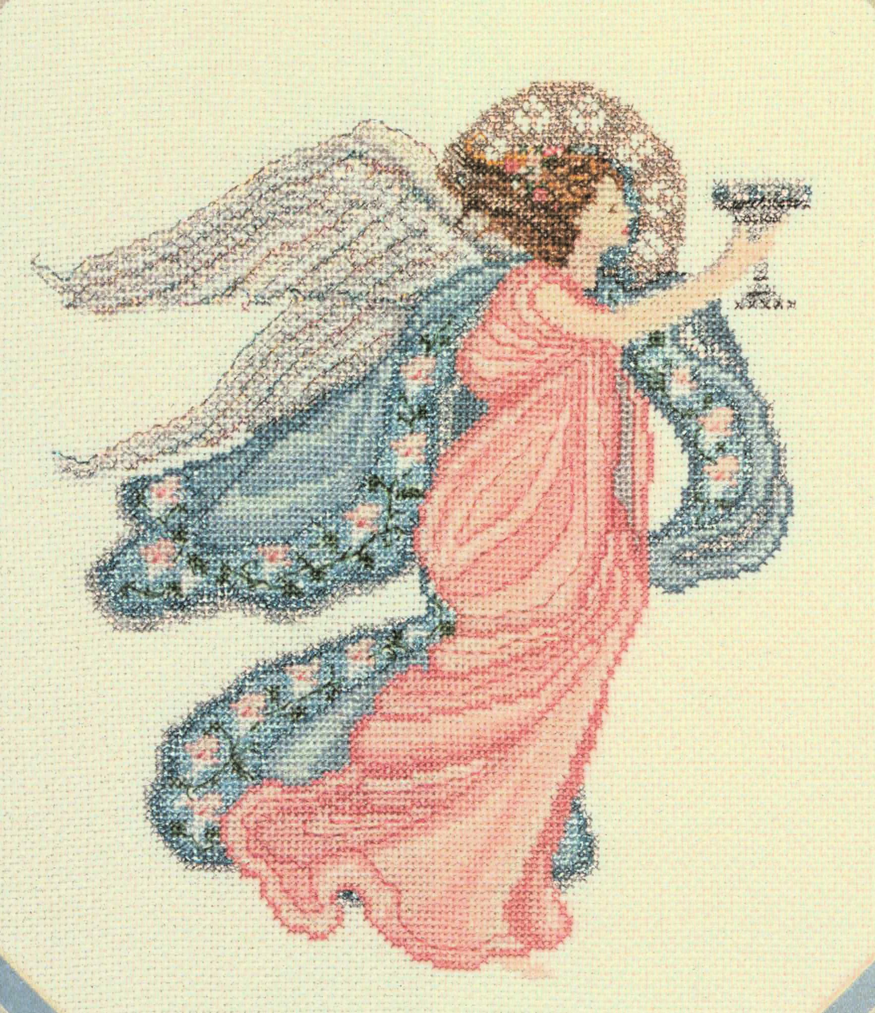 Bethany Angel cross stitch pattern from Serendipity Designs SDP-BET
