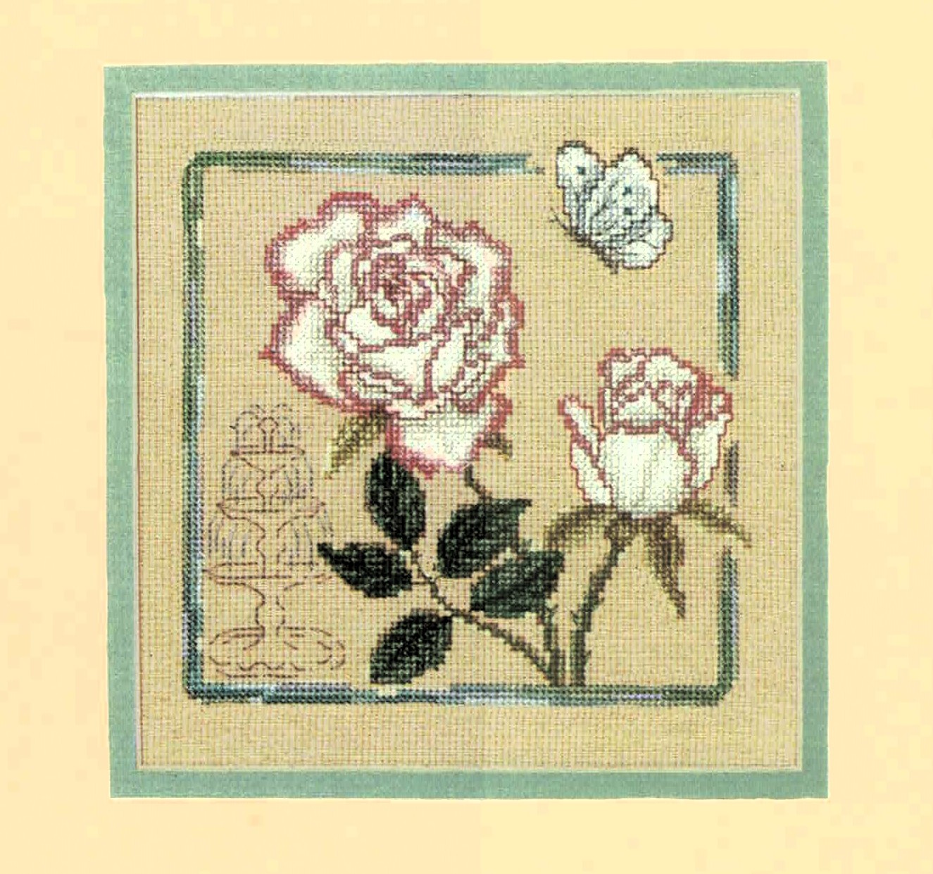 English Roses cross stitch pattern from Serendipity Designs SDP-L183