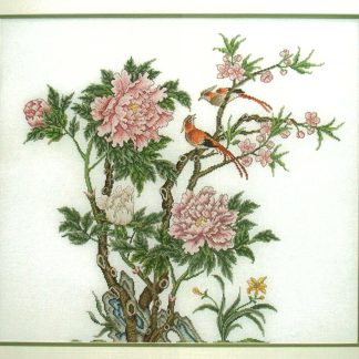 Peony Tree cross stitch pattern from Serendipity Designs SDP-L225