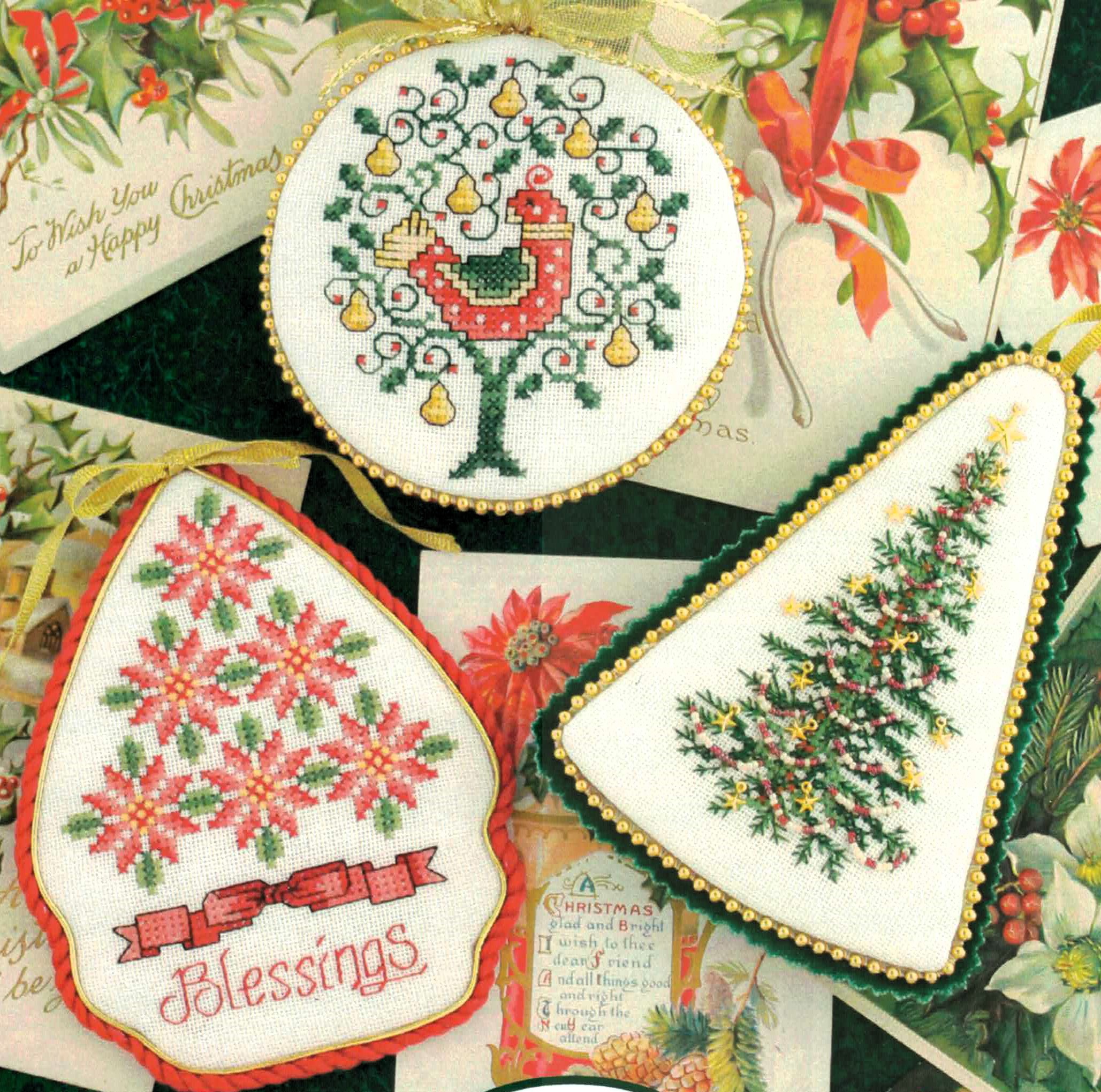 Traditional Trees cross stitch pattern from Sue Hillis Designs SHD-L722