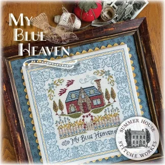 My Blue Heaven cross stitch pattern from Summer House Stitche Workes SHS-25214