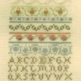 Colonial Band Sampler cross stitch pattern from The Sampler House SMH-COL