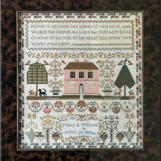 Mary A Williams 1818 cross stitch pattern from Shakespeare's Peddler SP-MAR