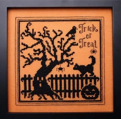 Shades of Halloween cross stitch pattern from The Sweetheart Tree ST-184