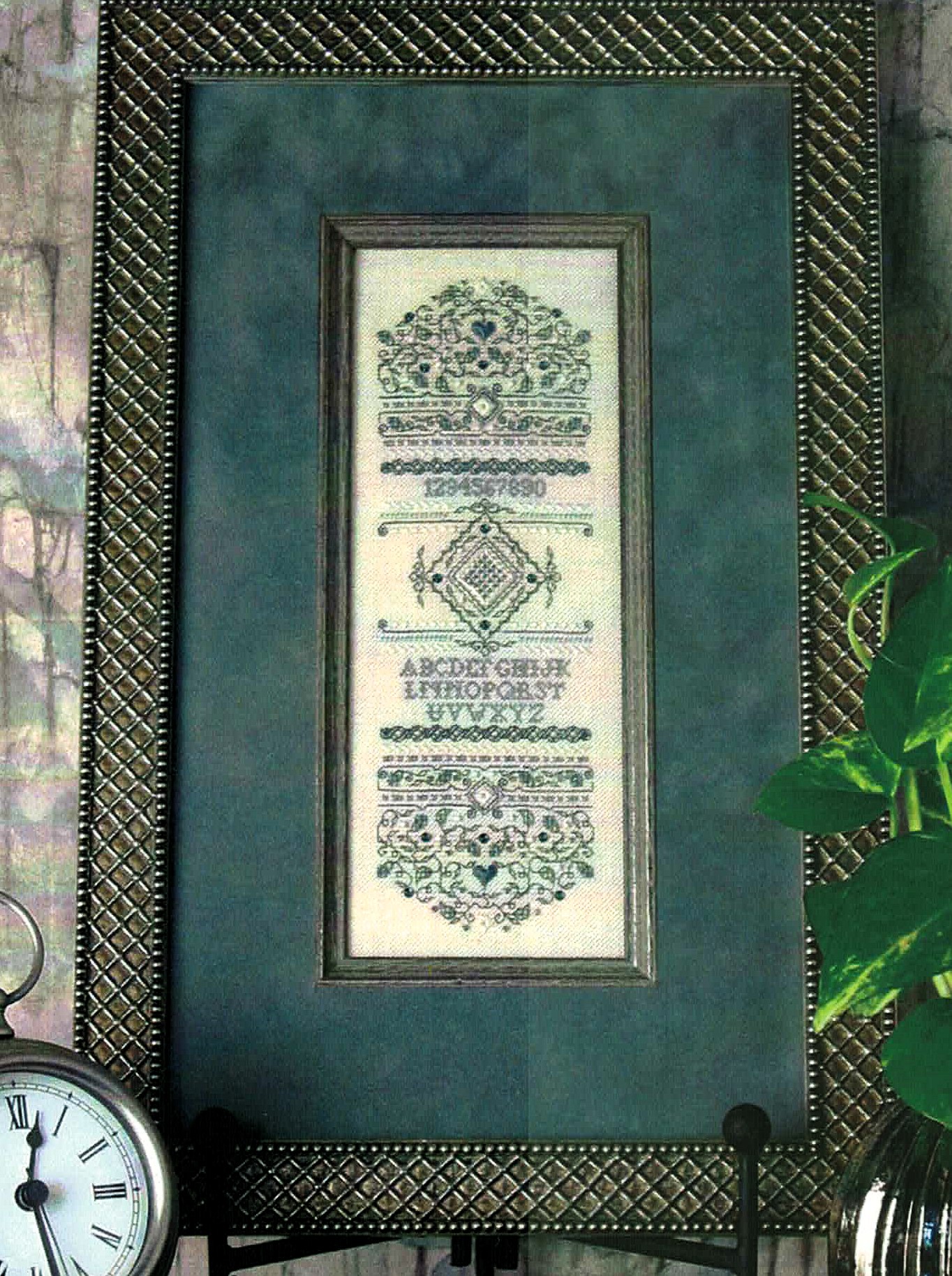 Shades of Blue Sampler cross stitch pattern from The Sweetheart Tree ST-SE28