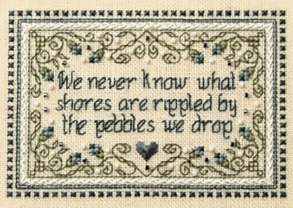 We Never Know... cross stitch pattern from The Sweetheart Tree ST-STC21