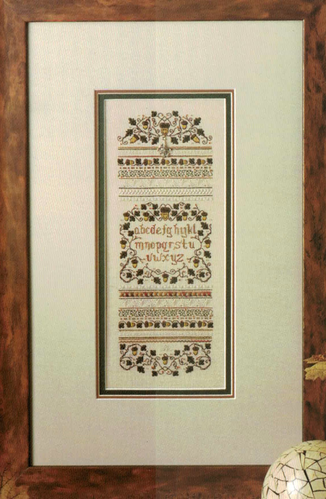 Abundant Acorns Sampler cross stitch pattern from The Sweetheart Tree ST-SV055