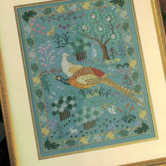 Medieval Pheasant Tapestry cross stitch pattern from StitchWorld SW-03200