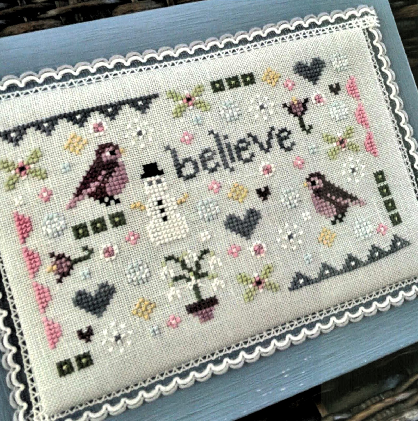 A Little Winter cross stitch pattern from Sweet Wing Studio SWS-ALW