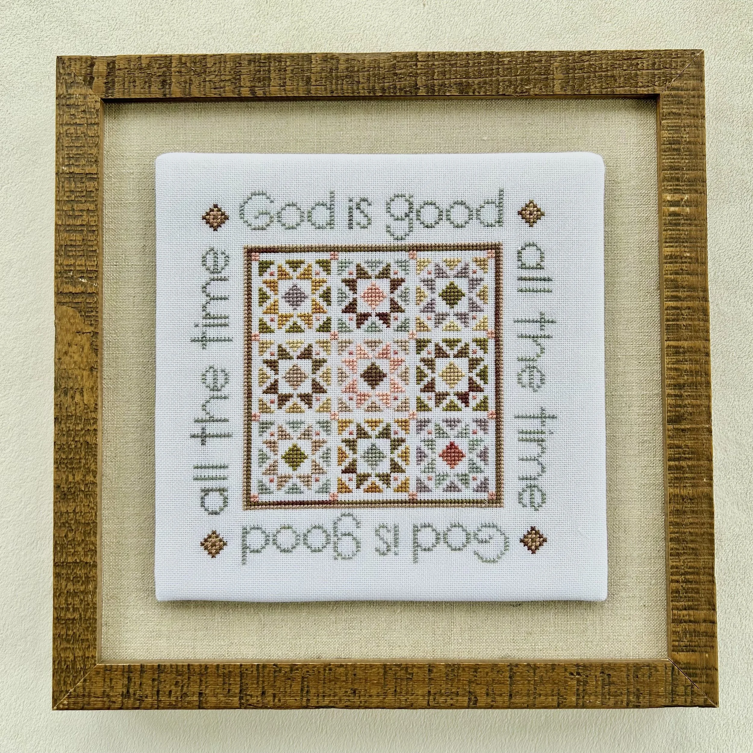God is Good cross stitch pattern from Sweet Wing Studio SWS-GOD