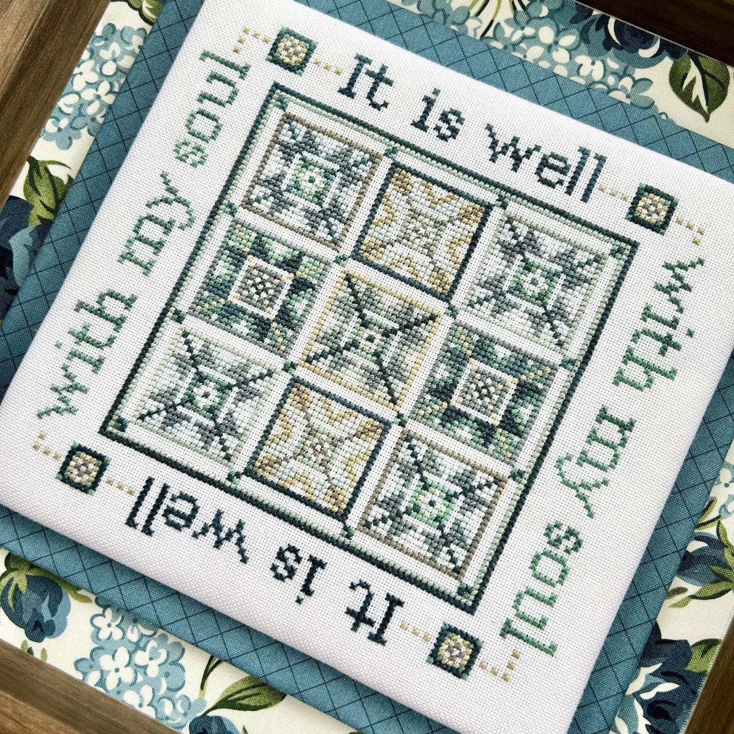 It is Well cross stitch pattern from Sweet Wing Studio SWS-ITI