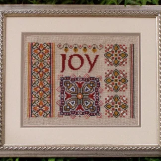 Joy Sampler cross stitch pattern from Turquoise Graphics & Designs TGD-063