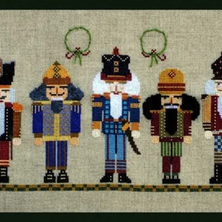 Nutty Parade cross stitch pattern from Turquoise Graphics & Designs TGD-070
