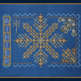 Winter cross stitch pattern from Turquoise Graphics & Designs TGD-074