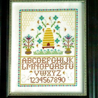 Beehive Sampler cross stitch pattern from Tiny Modernist TM-BEE