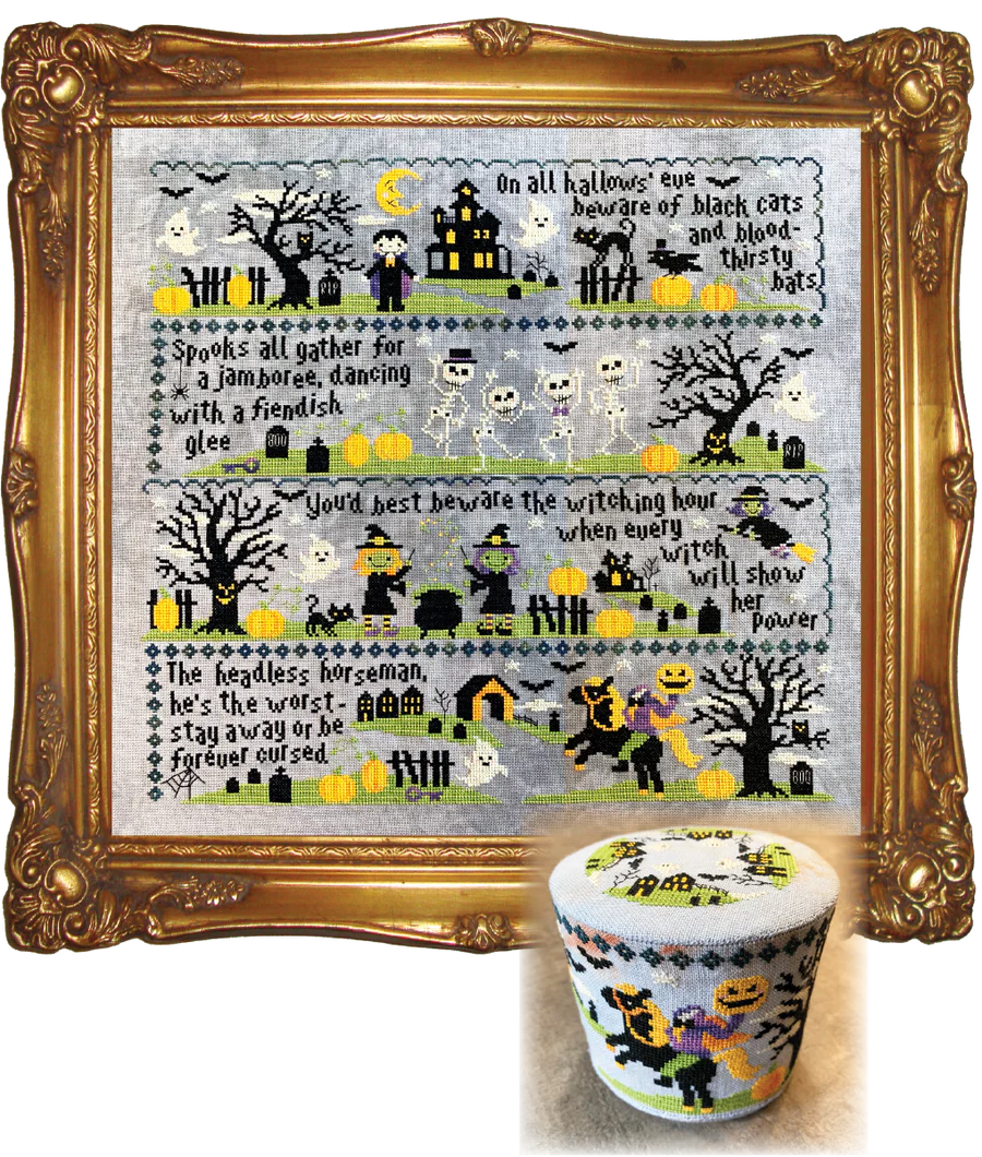 Sleepy Hollow cross stitch pattern from Tiny Modernist TM-SLE