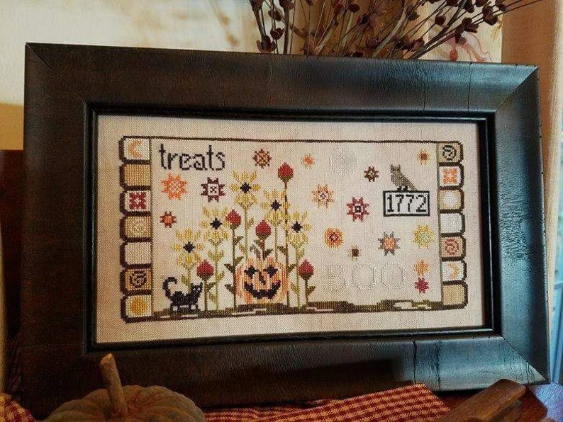 Penny Treats cross stitch pattern from Tree of Life Samplings TOL-PT