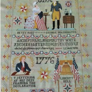 Founding of America cross stitch pattern from Twin Peak Primitives TPP-FOU