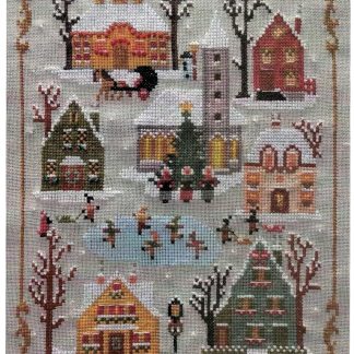 The Day Before Christmas cross stitch pattern from Twin Peak Primitives TPP-TDBC