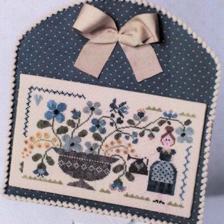 Blue Garden cross stitch pattern from Tralala TRA-BLU