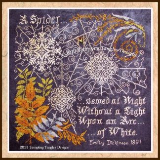 Arc of White cross stitch pattern from Tempting Tangles TT-ARC