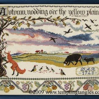 Autumn Nodding cross stitch pattern from Tempting Tangles TT-AUN