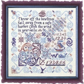 Catch the Wind cross stitch pattern from Tempting Tangles TT-CAT