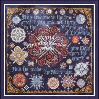 Galactic Galliard cross stitch pattern from Tempting Tangles TT-GAL