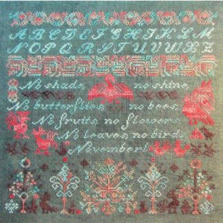 November cross stitch pattern from Tempting Tangles TT-NOV