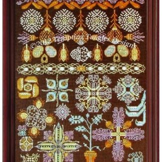 Panoply of Pods 'N Puffs cross stitch pattern from Tempting Tangles TT-PAN
