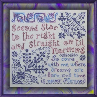 Second Star cross stitch pattern from Tempting Tangles TT-SEC