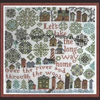 The Long Way Home cross stitch pattern from Tempting Tangles TT-TLWH