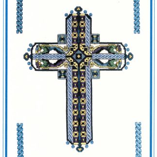 Celtic Sapphire Cross cross stitch pattern from Vickery Collection VC-2017